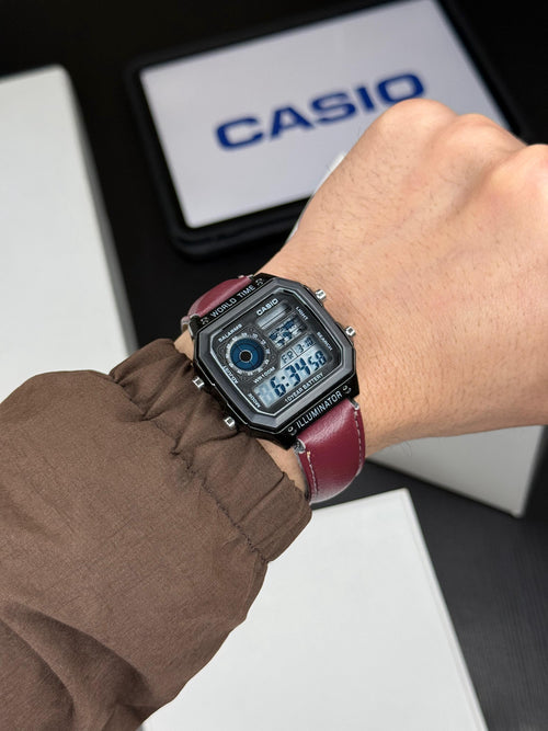 Premium Leather Look watch