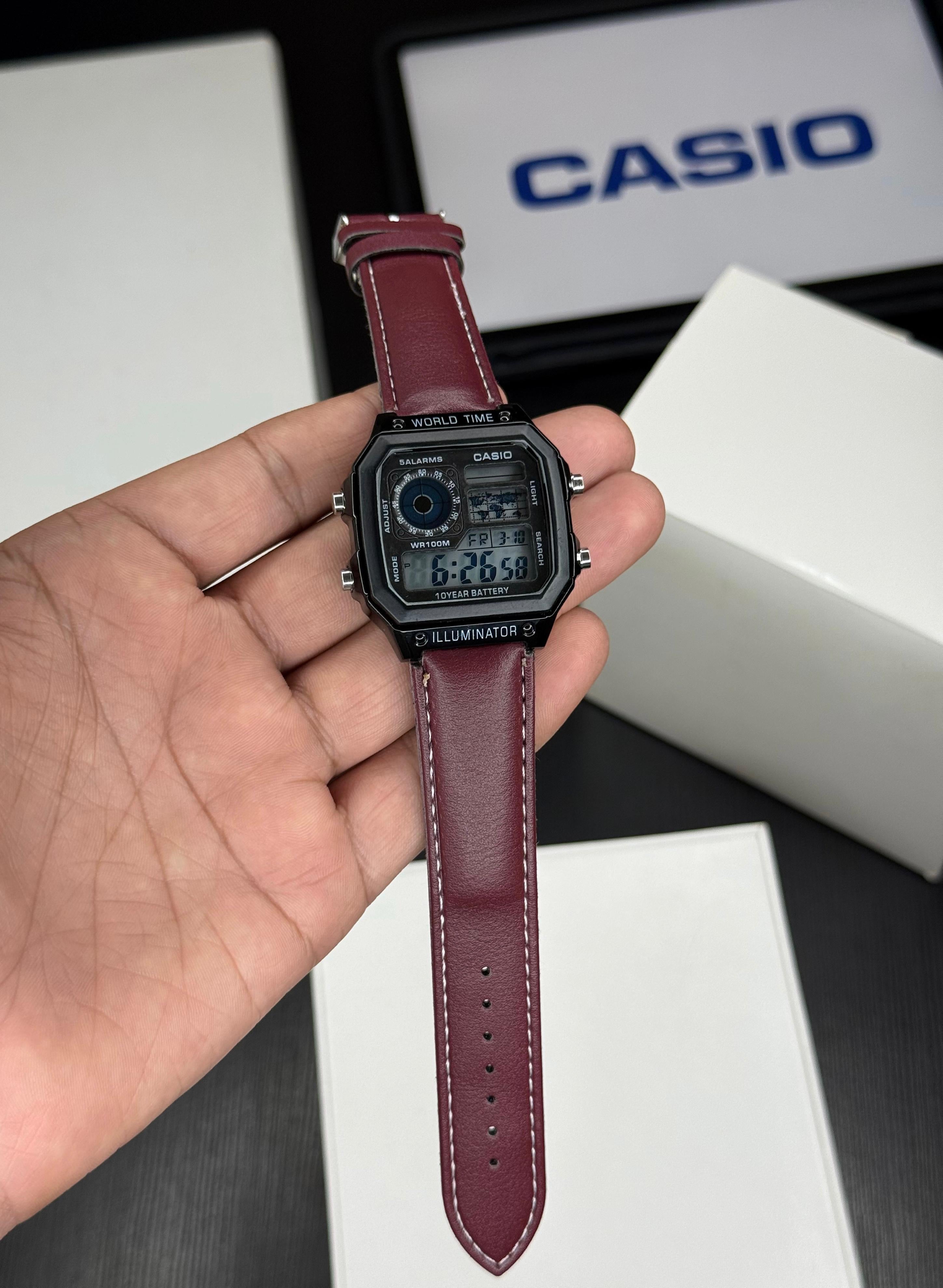 Premium Leather Look watch